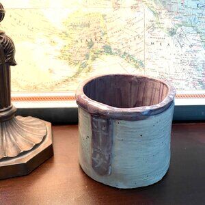 New Handmade White/Gray Chinese Character "平安/Peace and safe" Coffee Mug